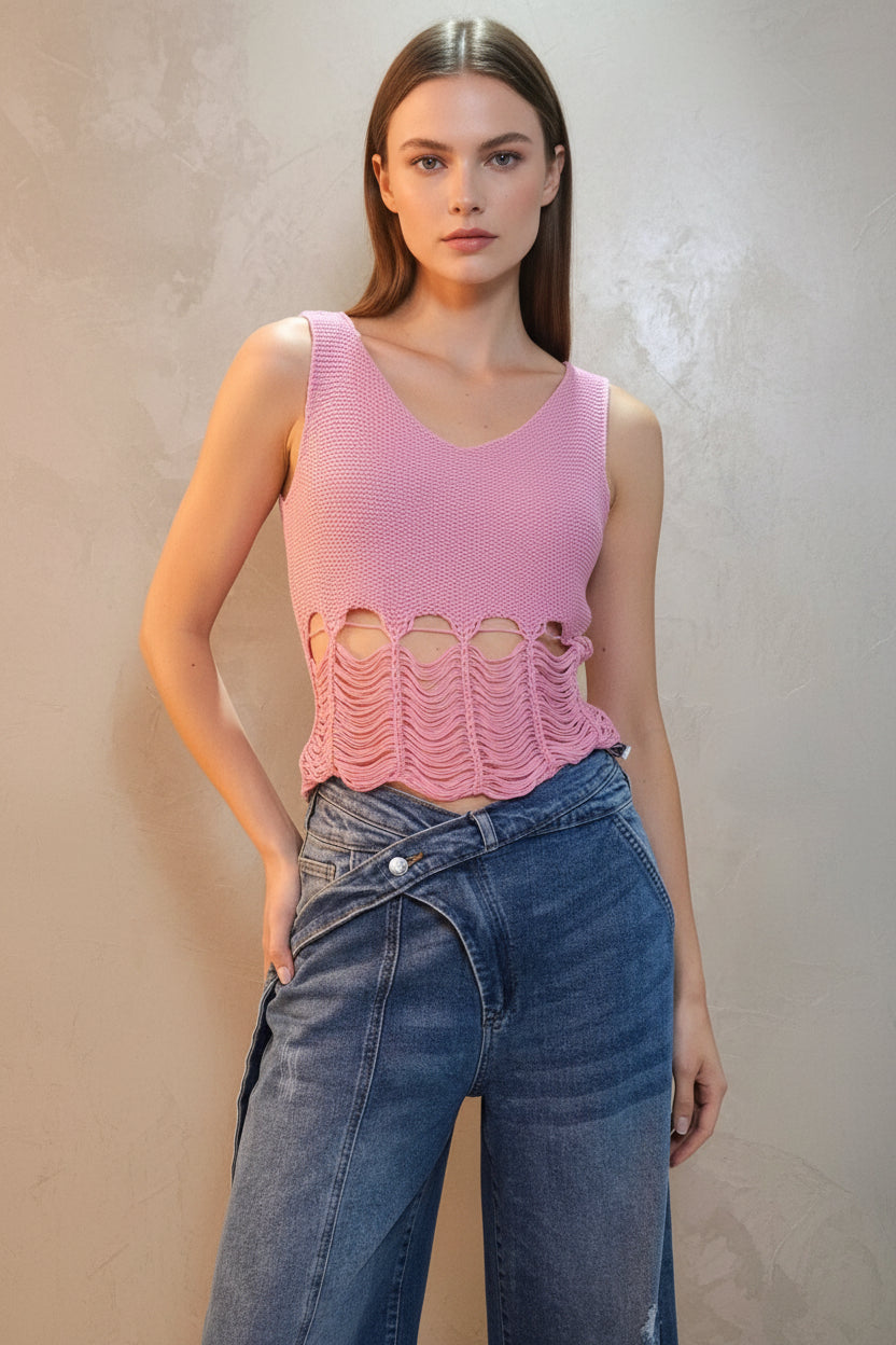 BLUSA ROSA