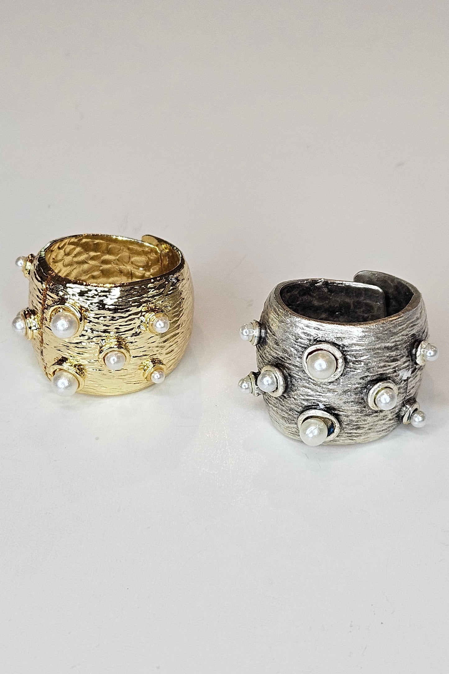 SORTIJA TURCA CON PERLAS AJUSTABLE