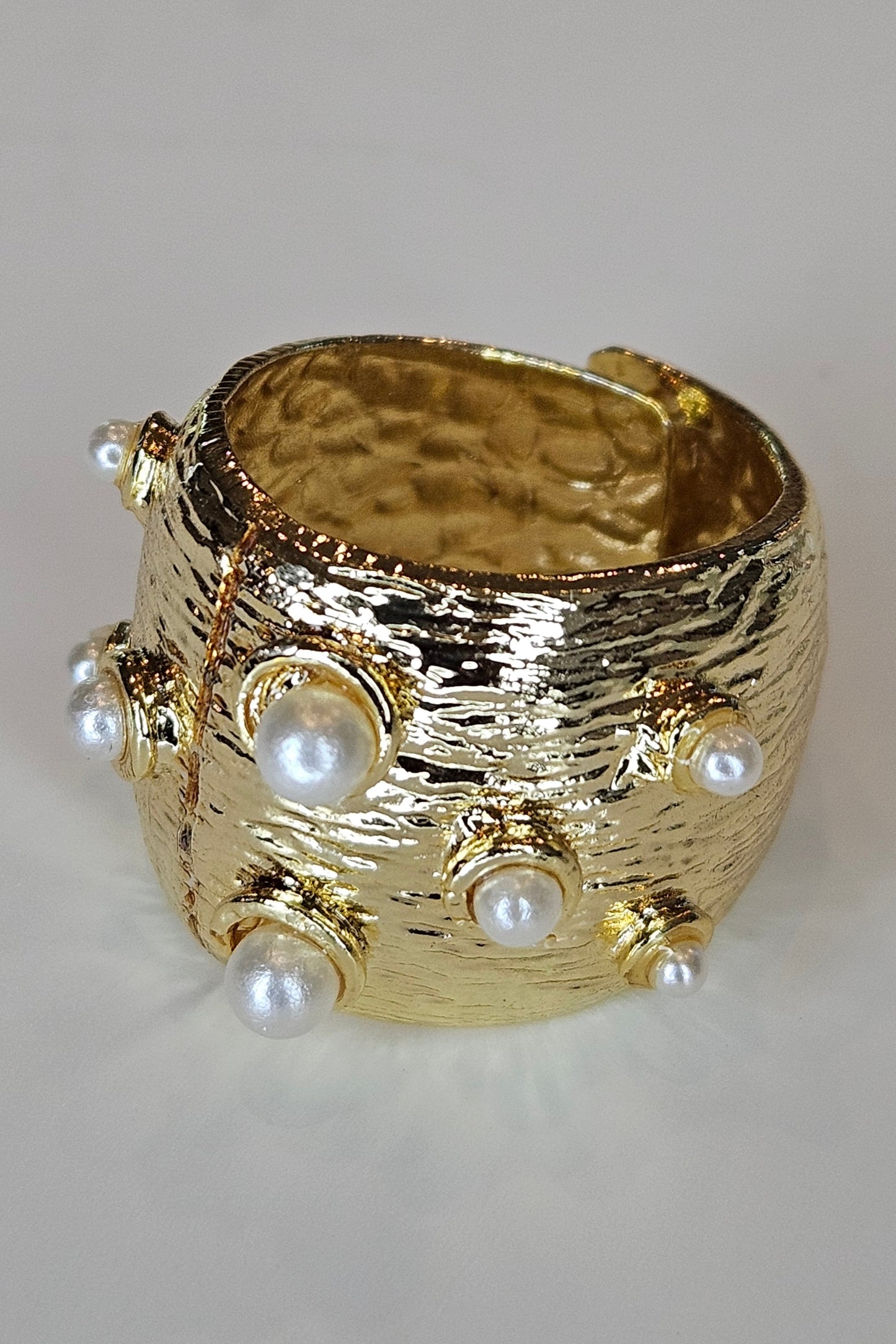 SORTIJA TURCA CON PERLAS AJUSTABLE