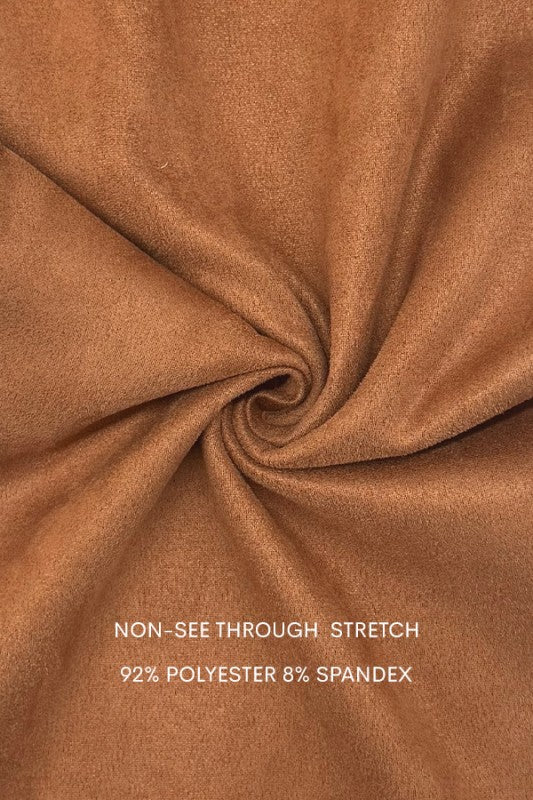 SET DE CHALECO Y PANTALÓN EN "SUEDE" CON BOTONES