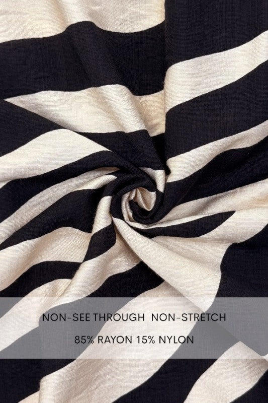 SET DE BLUSA Y FALDA IVORY Y NEGRO