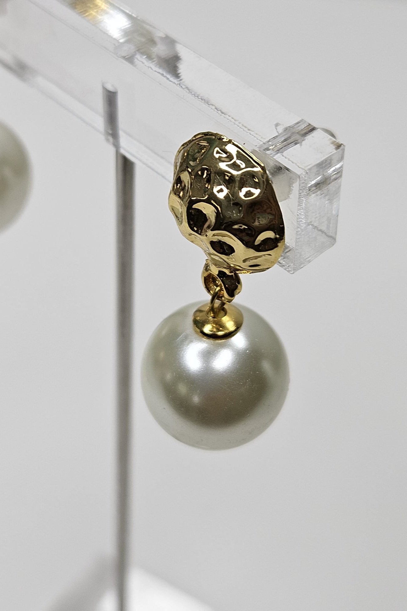 PANTALLAS TURCAS DORADAS Y PERLA COLGANTE