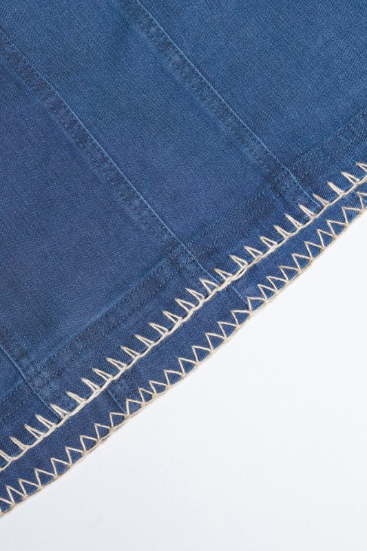 TRAJE CORTO MAHÓN STRAPLESS