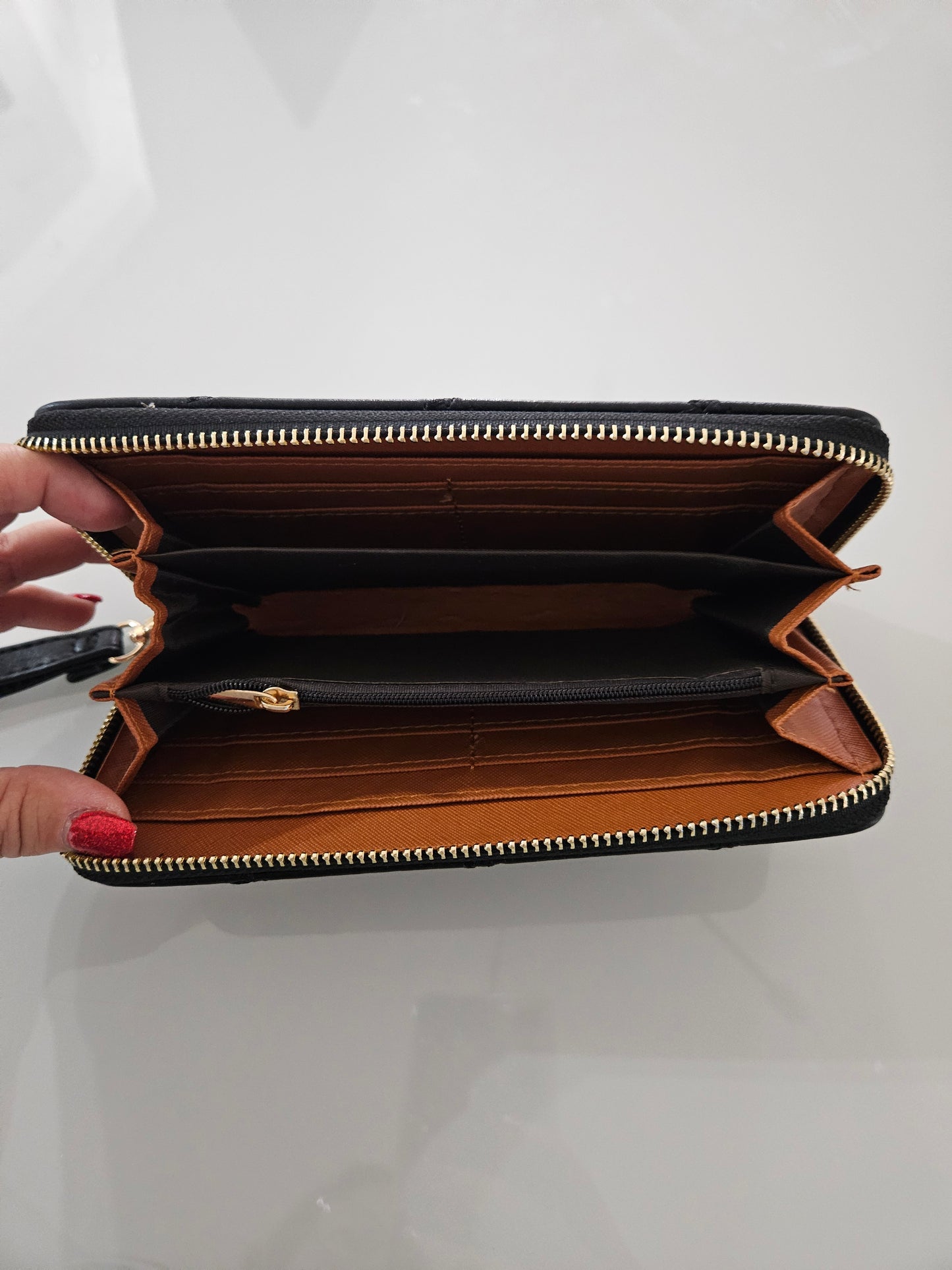 CARTERA NEGRA GRANDE CON "WALLET"