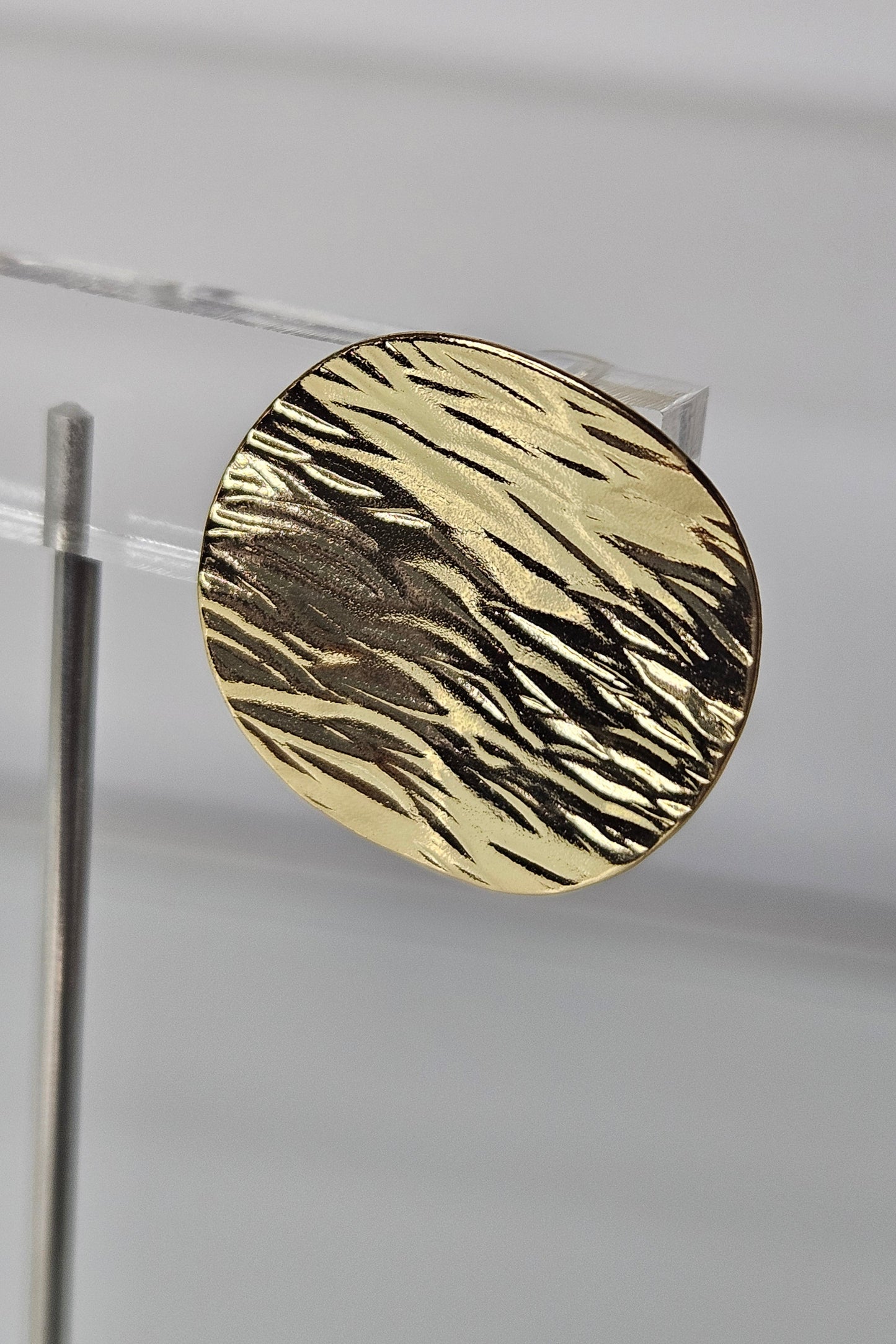 SET DE COLLAR TRENZADO NEGRO Y GRIS CON PANTALLAS DORADAS