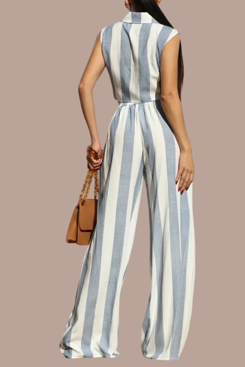 SET DE BLUSA Y PANTALÓN A RAYAS