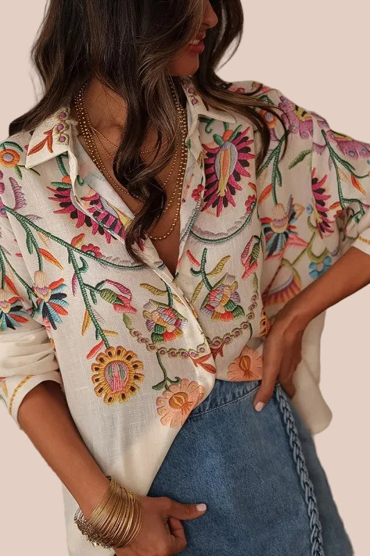 CAMISA MANGA LARGA Y BOTONES