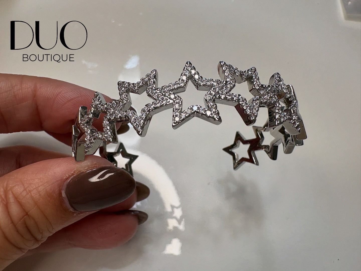 PULSERA SOLIDA ESTRELLAS