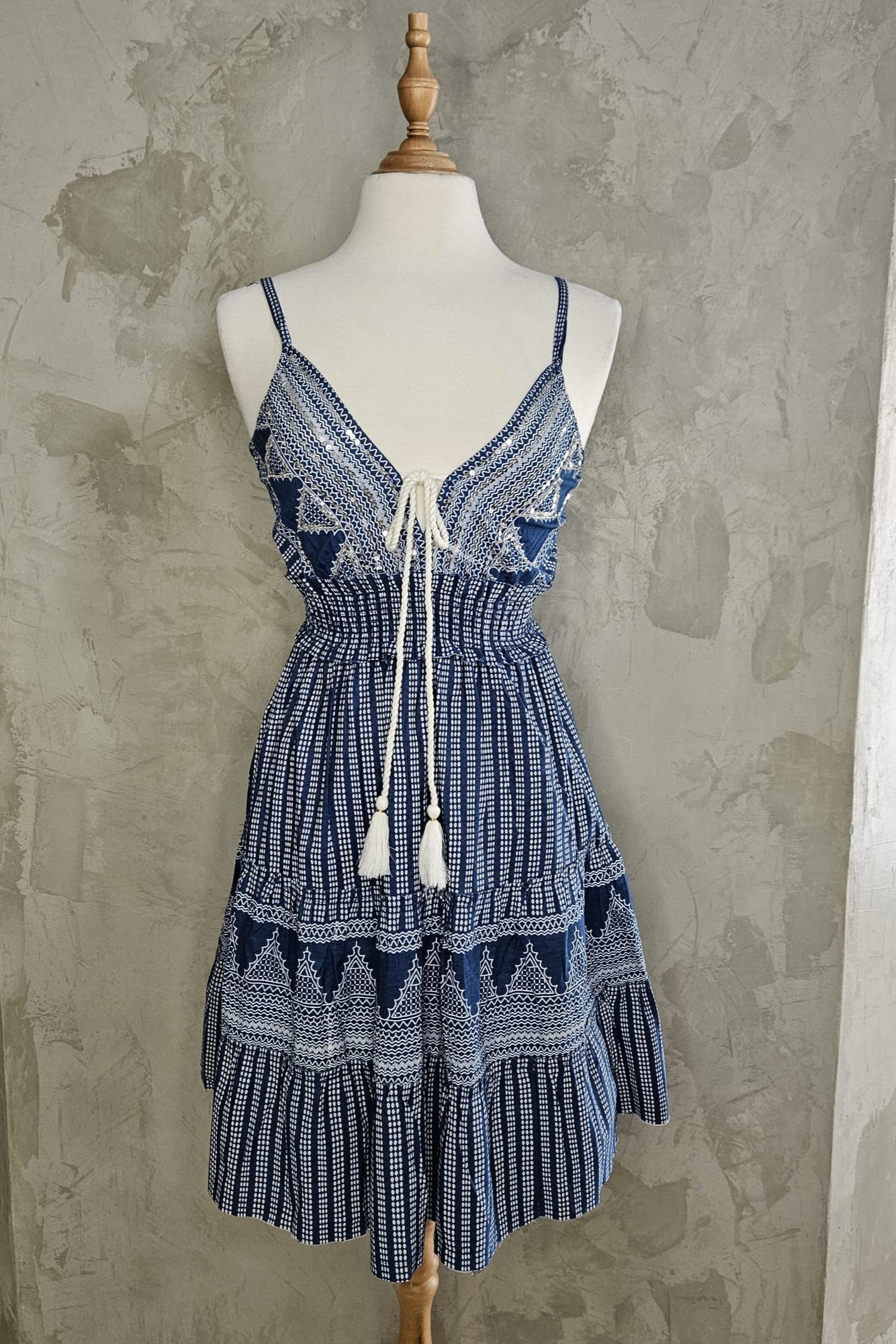 TRAJE CORTO BOHO "MAHÓN"
