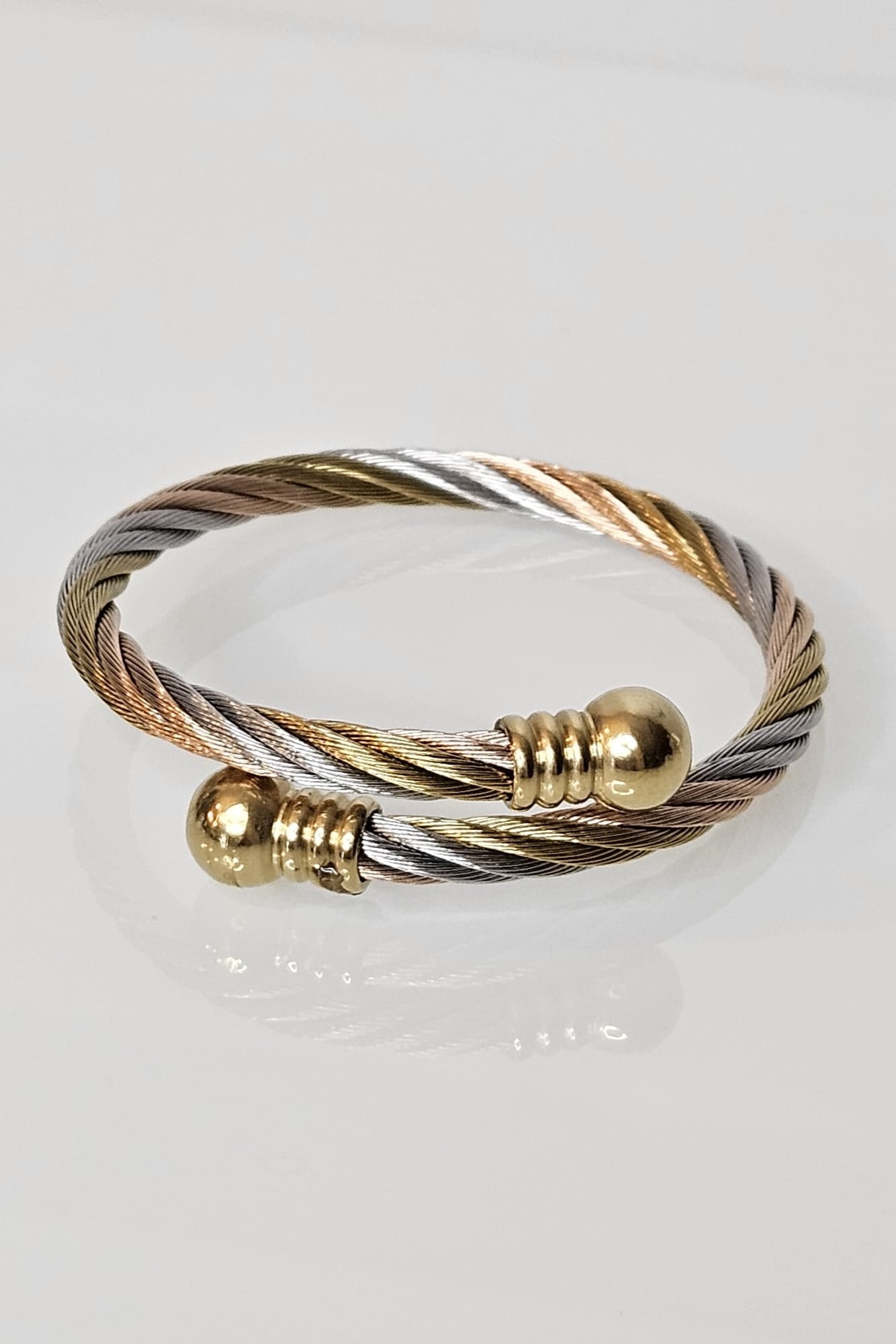 PULSERA BANGLE TRI-COLOR CABLE MARINO