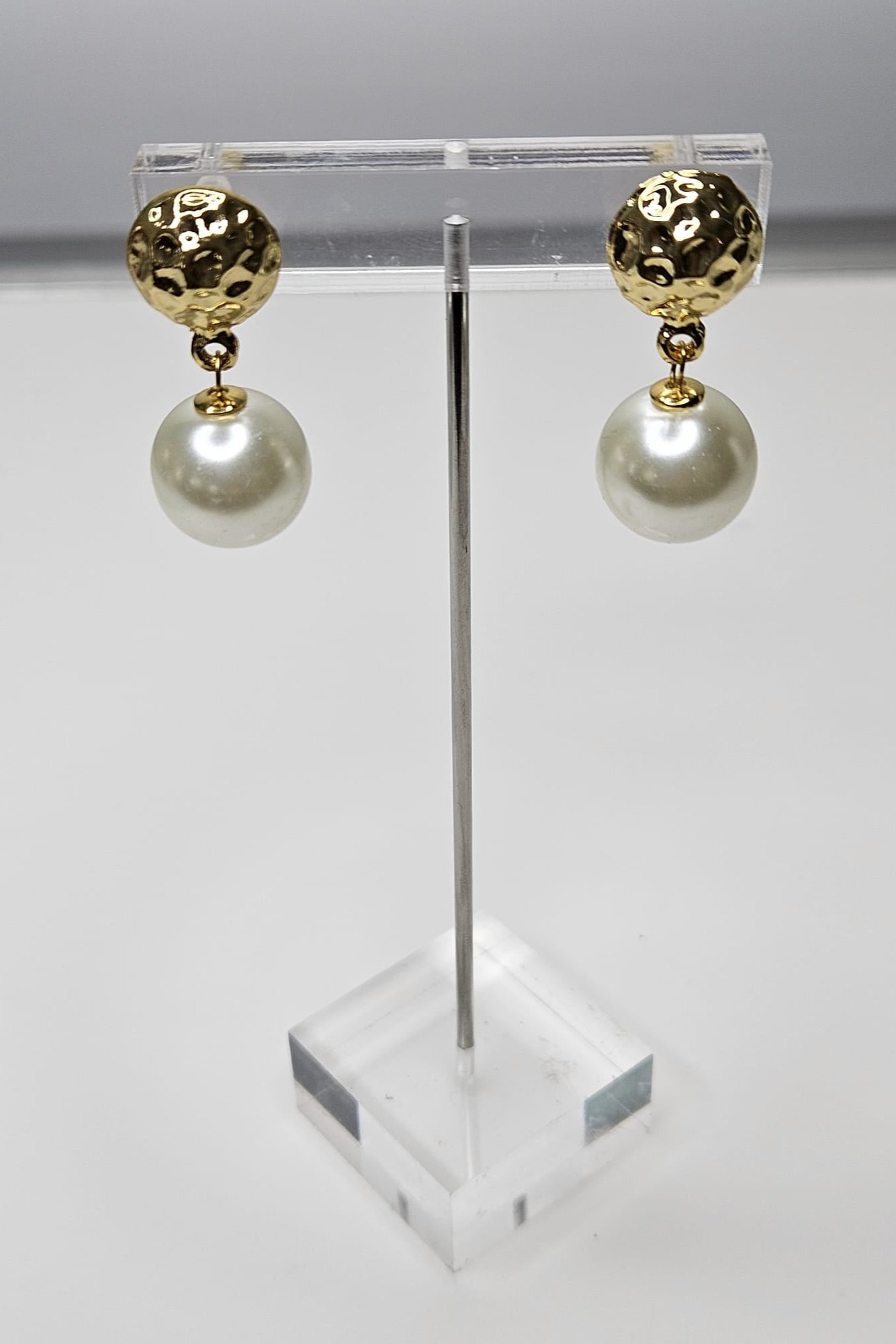 PANTALLAS TURCAS DORADAS Y PERLA COLGANTE