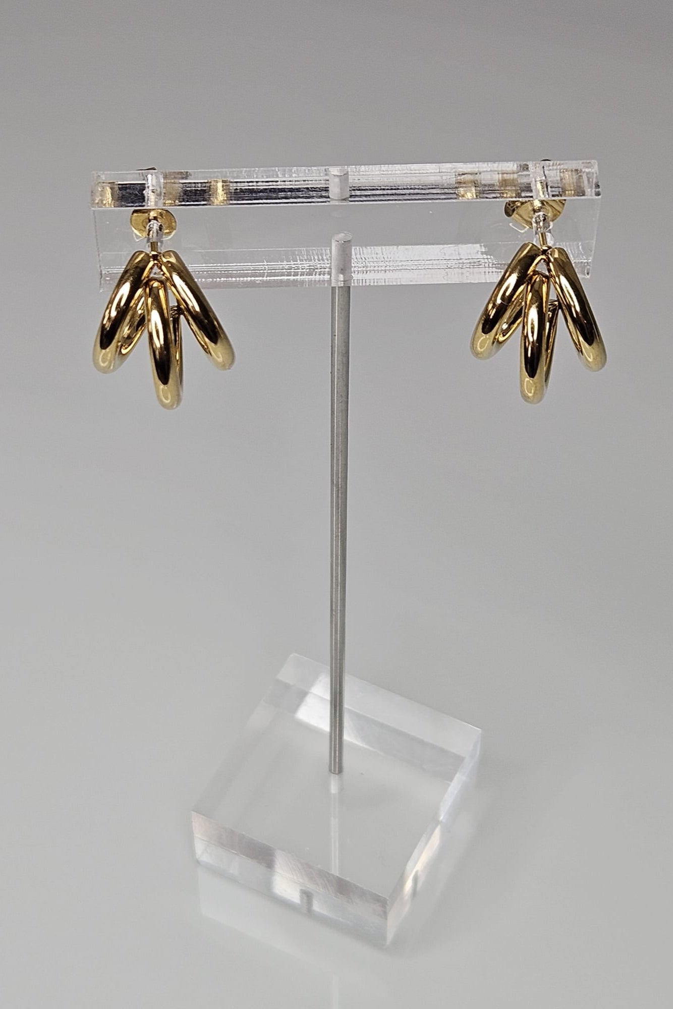 PANTALLAS PEQUEÑAS DORADAS TRIPLE ARO