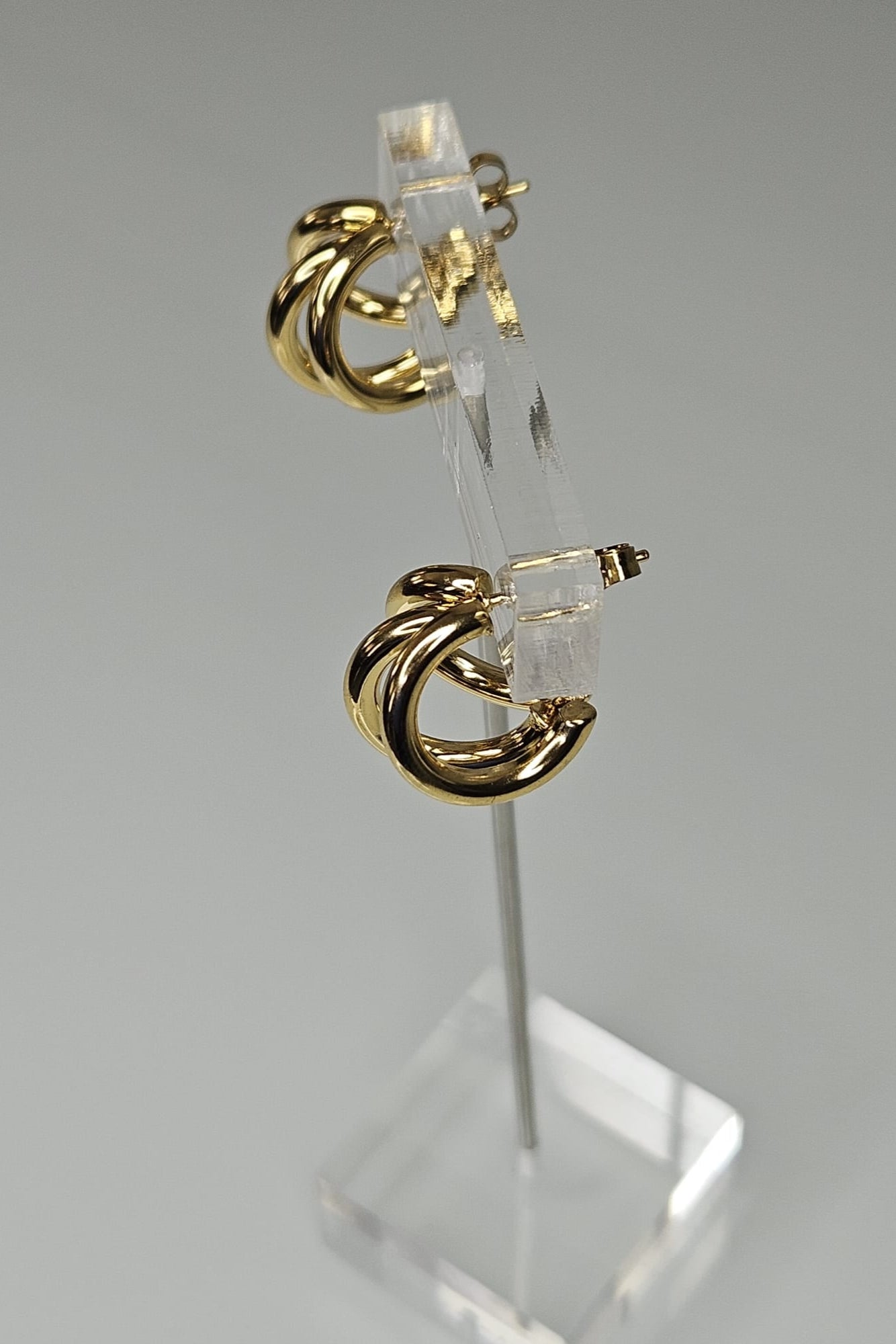 PANTALLAS PEQUEÑAS DORADAS TRIPLE ARO