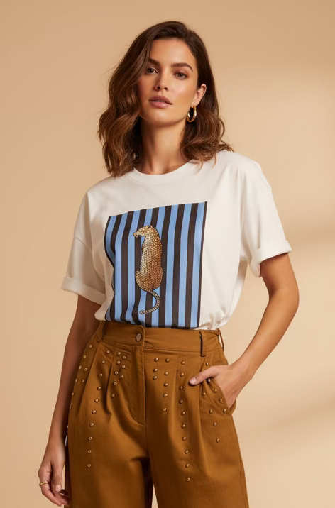 BLUSA ESTAMPADA DE TIGRE