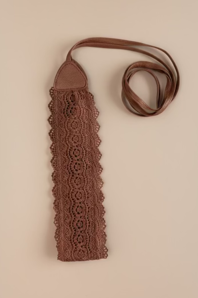 CORREA DE ENCAJE CAMEL
