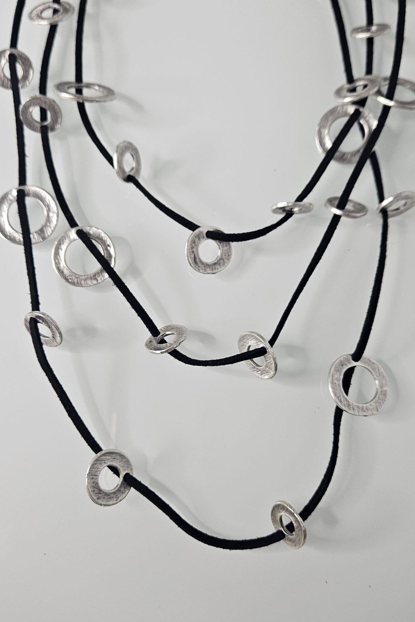 COLLAR TURCO NEGRO Y PLATEADO