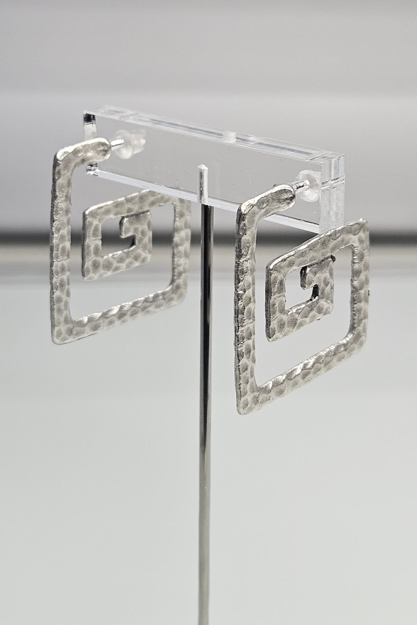 PANTALLAS TURCAS TORCIDAS PLATEADO MATE