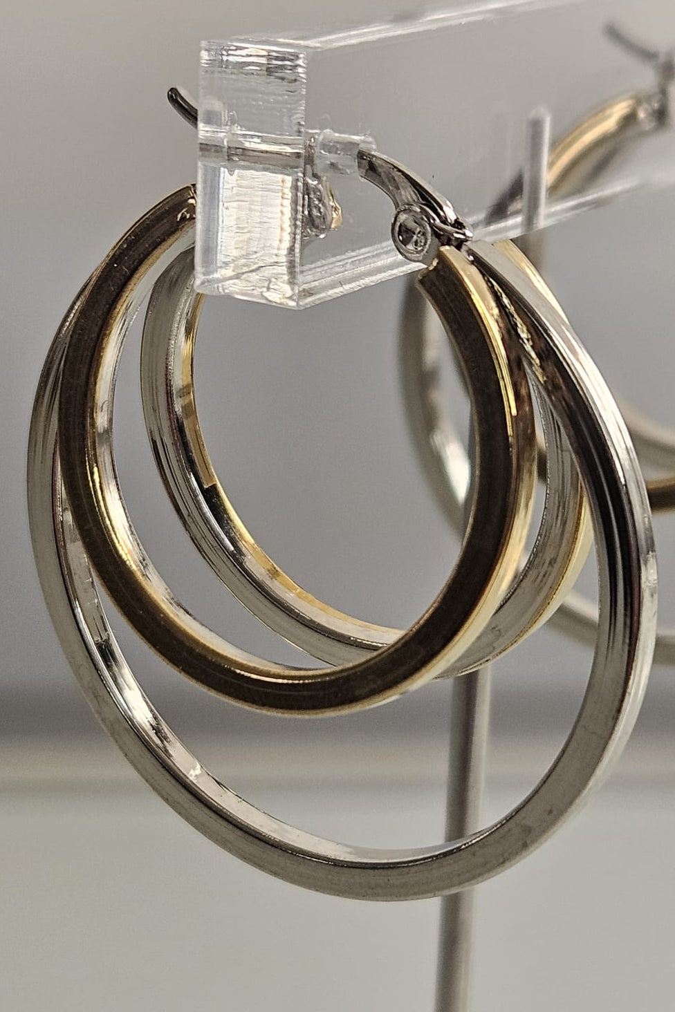 PANTALLAS "HOOPS" DOS TONOS CON TRES AROS