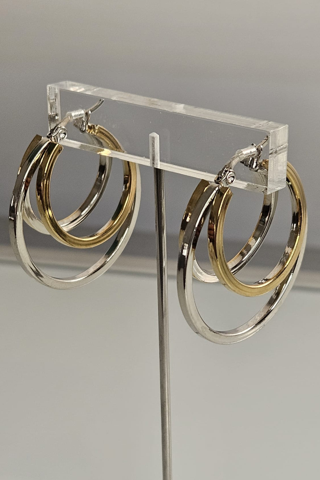 PANTALLAS "HOOPS" DOS TONOS CON TRES AROS