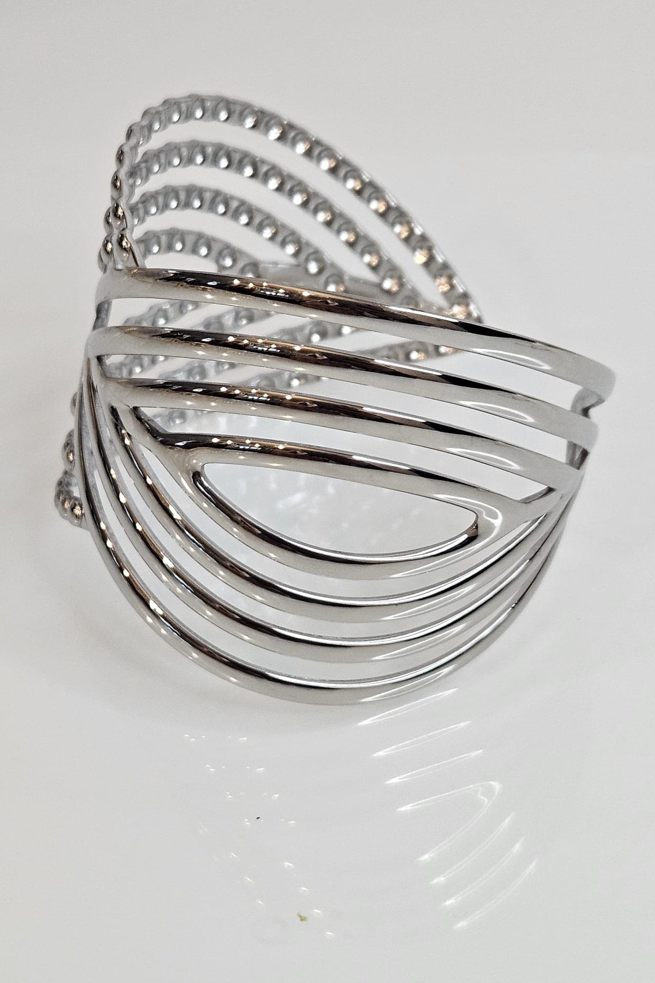 SET DE BRAZALETE Y PANTALLAS DORADO Y/O PLATEADO