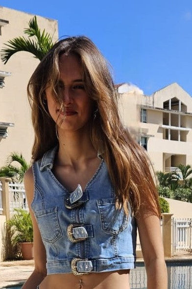 DENIM TOP