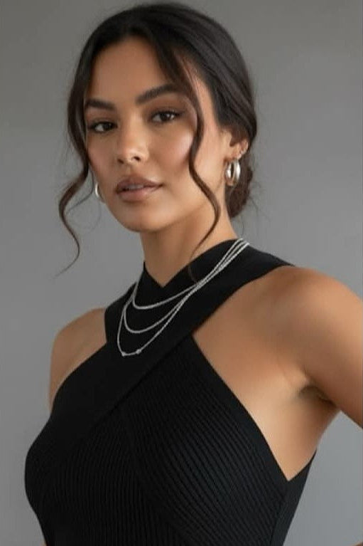 TOP NEGRO TIRANTES CRUZADOS