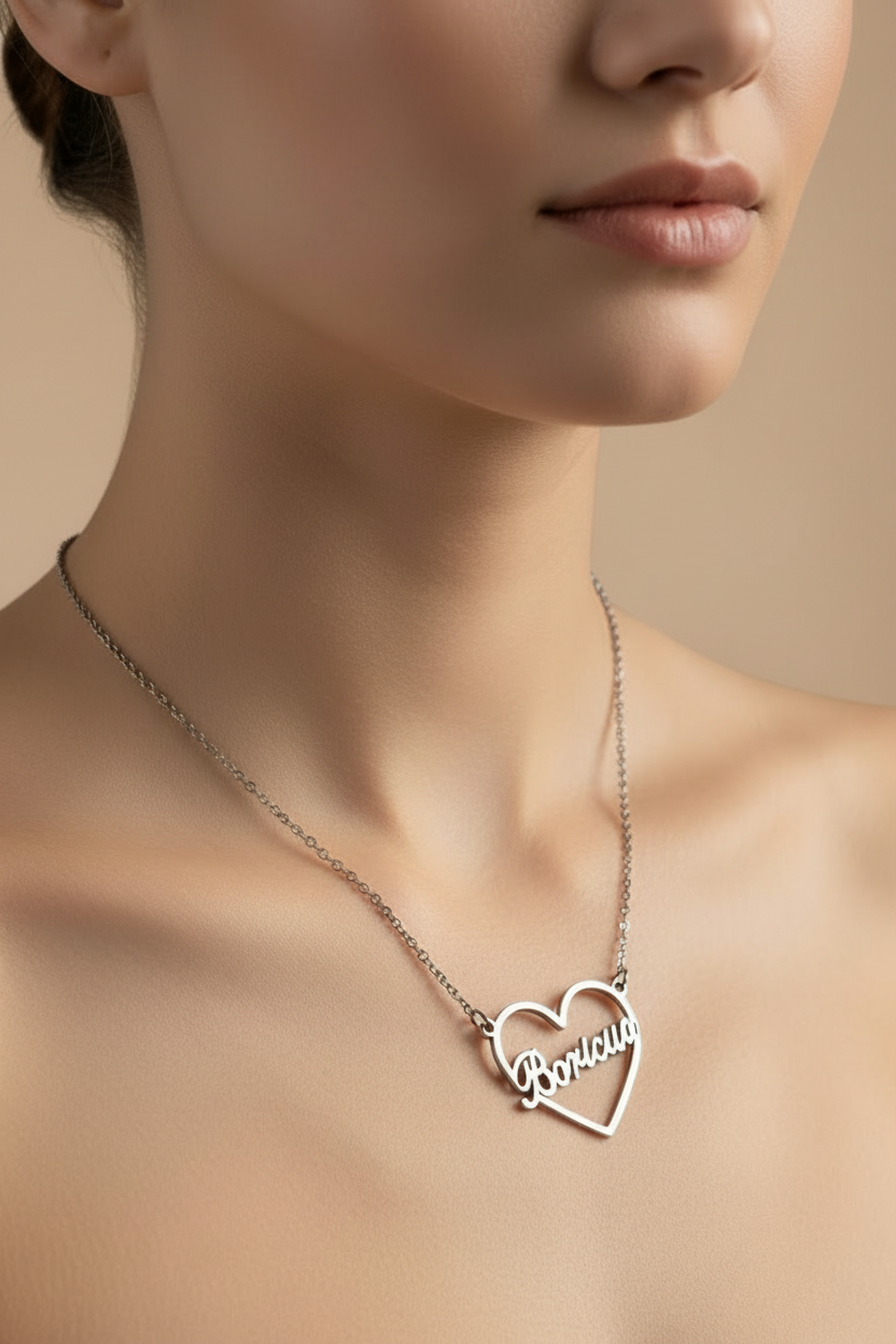Boricua Necklace Beige Background
