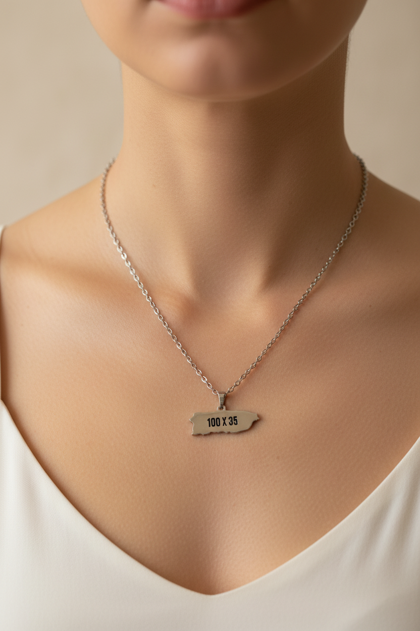 Cadena 100 X 35 en cuello