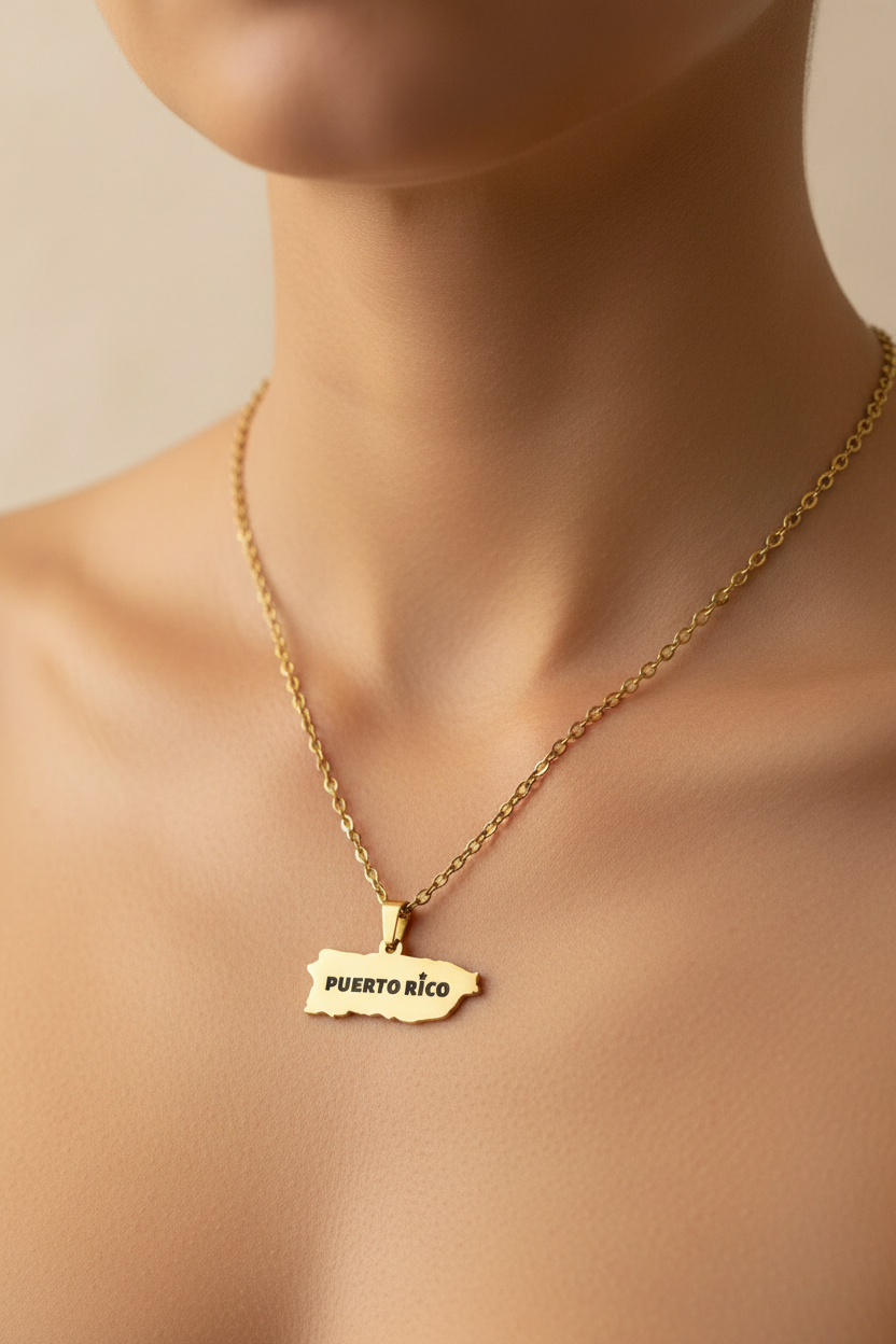 Cadena en cuello - sin rostro