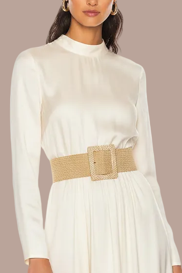 Gold Woven Belt Model