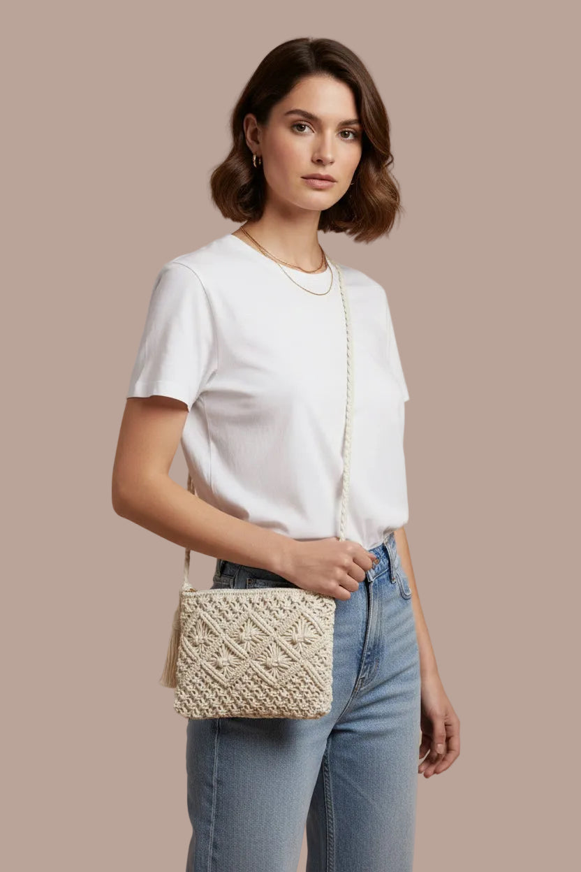CARTERA CROCHET CROSSBODY