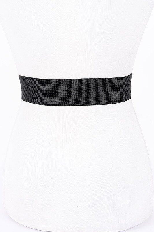 CORREA NEGRA CON HEBILLA 3 ESFERAS DORADAS