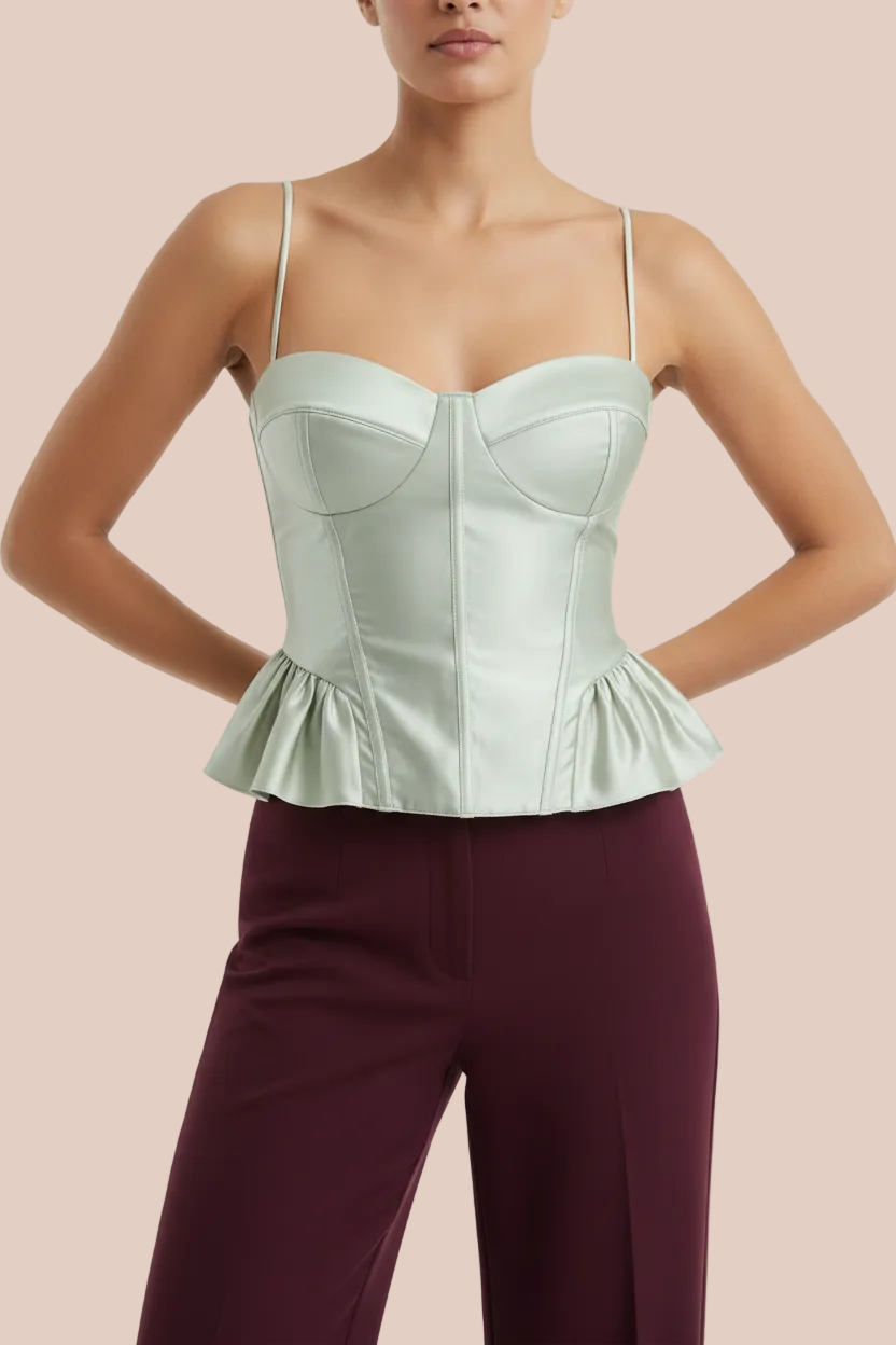 TOP CON COPAS EN EL BUSTO TALLA ÚNICA