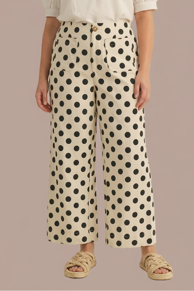 Zoom pantalón polka dots